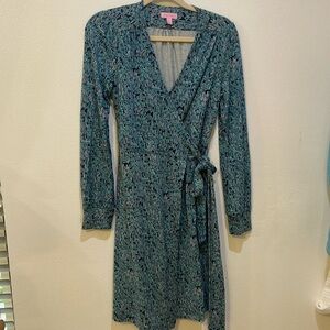 Lilly Pulitzer Silk Wrap Dress